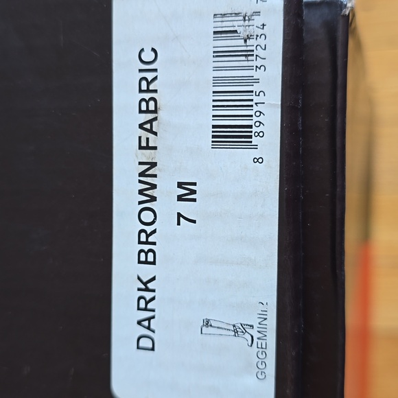 G by GUESS, Dark Brown Fabric Knee-High Boots, 4" Block Heel, Women's 7M - Picture 15 of 16